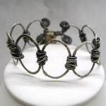 Sterling Silver Wire Bracelet-..